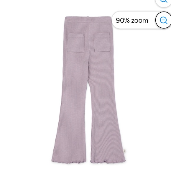 Easy peasy organic girls 5T legging and top Set flowers Print purple blue ivory - Picture 8 of 16